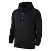 Nike Al Ain Fc Club  Men's Soccer Fleece Pullover Hoodie In Black