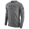 Nike Alabama A&m  Men's College Long-sleeve T-shirt In Grey
