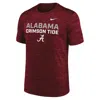 Nike Alabama Campus Center Stack Velocity  Men's Dri-fit College T-shirt In Red