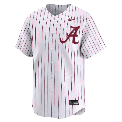 Nike White Alabama Crimson Tide College Limited Baseball Jersey