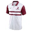 Nike Alabama Crimson Tide Primetime Campus Vapor  Men's Dri-fit College Polo In White