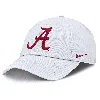 Nike Alabama Crimson Tide Primetime Club  Men's College Adjustable Hat In White