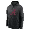 Nike Black Alabama Crimson Tide Primetime Evergreen Club Fleece Pullover Hoodie