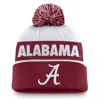 Nike Alabama Crimson Tide Primetime Peak  Unisex College Cuffed Pom Beanie In Red