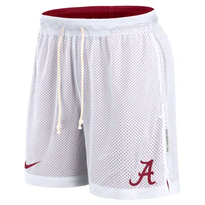 Nike Alabama Crimson Tide Primetime Reversible  Men's Dri-fit College Shorts In White