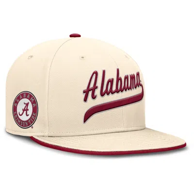 Nike Alabama Crimson Tide Primetime True  Men's Dri-fit College Fitted Hat In Brown