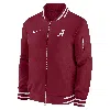 Nike Alabama Crimson Tide Sideline  Men's College Full-zip Bomber Jacket In Red