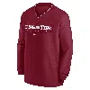 Nike Alabama Crimson Tide Sideline  Men's College Long-sleeve Windshirt In Red