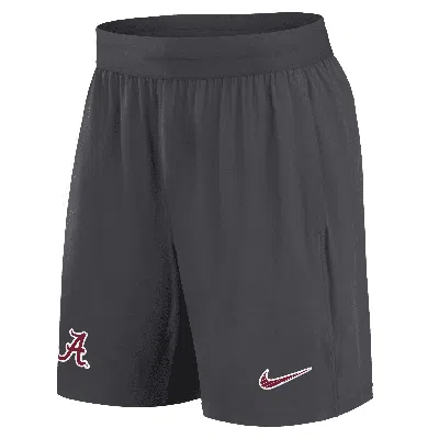 Nike Alabama Crimson Tide Sideline  Men's Dri-fit College Shorts In Grey