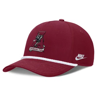 Nike Alabama Legacy Basketball Rope Rise  Unisex College Adjustable Hat In Red