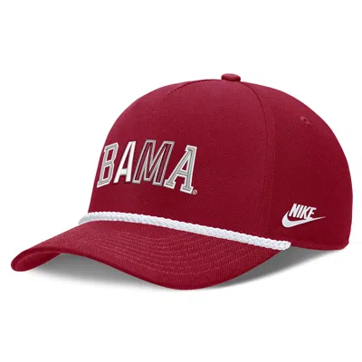 Nike Alabama Legacy Basketball Rope Rise  Unisex College Adjustable Hat In Red