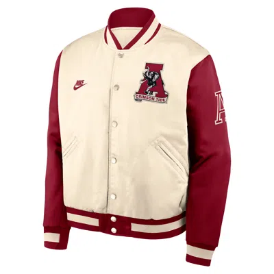Nike Alabama Legacy  Men's College Full-snap Bomber Jacket In Multi