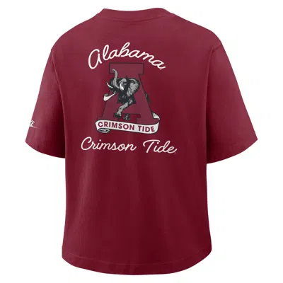 Nike Alabama Legacy Pocket Boxy  Women's College T-shirt In Red
