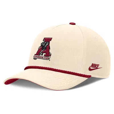Nike Alabama Legacy Vintage Rope Rise  Unisex College Adjustable Hat In Neutral