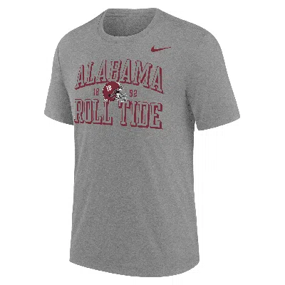 Nike Alabama  Men's College T-shirt In Gray