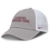 Nike Men's Gray Alabama Crimson Tide 2025 Gameday On-field Club Adjustable Trucker Hat In Gray
