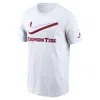 Nike White Alabama Crimson Tide Primetime 2-hit Swoosh T-shirt In White