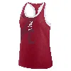 Nike Crimson Alabama Crimson Tide Primetime Tri-blend Racerback Tank Top In Brown