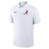 Nike Alabama Primetime Victory Primary Logo  Men's Dri-fit College Polo In White