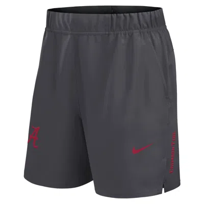 Nike Alabama Primetime Victory Primary Logo Menâs  Men's Dri-fit College Shorts In Gray