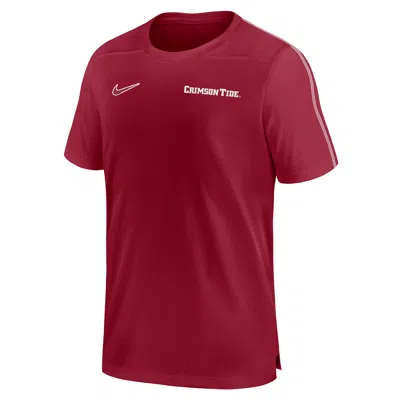 NIKE ALABAMA SIDELINE COACH  MEN'S DRI-FIT COLLEGE TOP,1015905440
