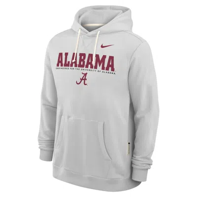NIKE ALABAMA SIDELINE  MEN'S DRI-FIT COLLEGE PULLOVER HOODIE,1015911314