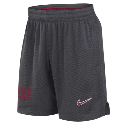 Nike Alabama Sideline  Men's Dri-fit College Shorts In Gray