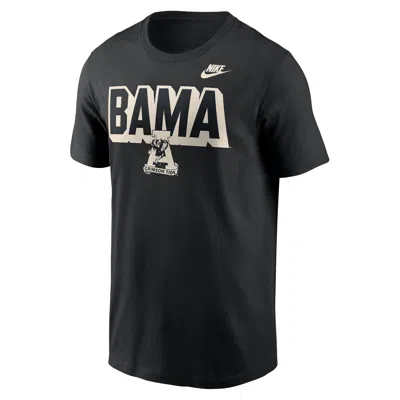 Nike Alabama Team Bold  Men's College T-shirt In Black