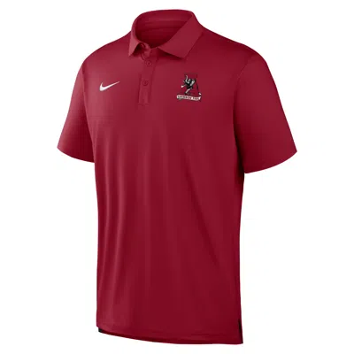 Nike Alabama Tour  Men's Dri-fit College Polo In Red