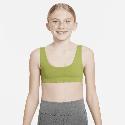 Nike Alate All U Big Kids' (girls') Sports Bra In Green