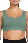 Nike Women's Alate All U Light-support Lightly Lined U-neck Sports Bra In Bicoastal/ White