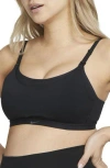 Nike Women's Alate (m) Light-support Lightly Lined Nursing Sports Bra (maternity) In Black/cool Grey