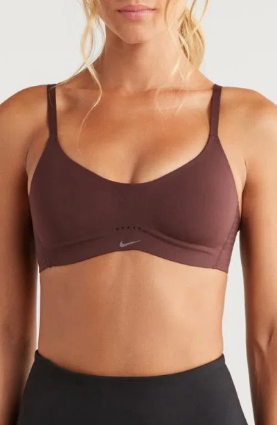 NIKE NIKE ALATE MINIMALIST DRI-FIT PADDED SPORTS BRA