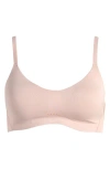 Nike Women's Alate Minimalist Light-support Padded Convertible Sports Bra In Particle Beige/ White