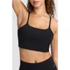 Nike Alate Versa Dri-fit Light Longline Sports Bra In Black