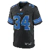 Nike Alex Anzalone Detroit Lions  Men's Nfl Game Football Jersey In Black