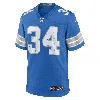 Nike Alex Anzalone Detroit Lions  Men's Nfl Game Football Jersey In Blue