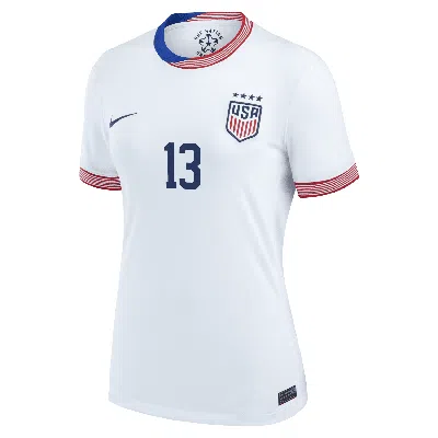 Nike Alex Morgan Uswnt 2024 Stadium Home  Women's Dri-fit Soccer Jersey In White