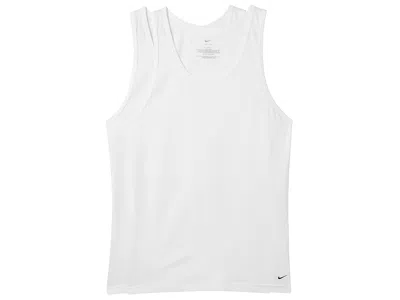 Nike All Day Cotton Stretch Tank Top 2-pack In White