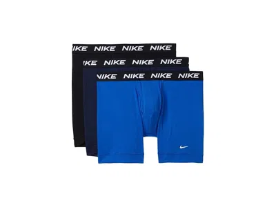 Nike All Day Cotton Stretch With Fly Boxer Brief 3-pack In Multi