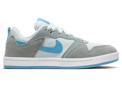 Pre-owned Nike Alleyoop Sb Blue Sneakers In Particle Grey/laser Blue