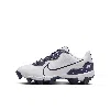 Nike Alpha Huarache 4 Keystone Little/big Kids' Baseball Cleats In White