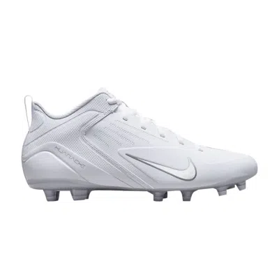 Pre-owned Nike Alpha Huarache 8 Varsity 'white Metallic Silver'