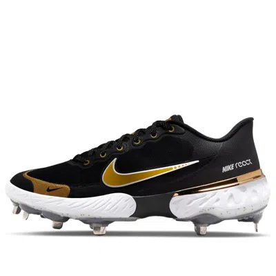Nike Alpha Huarache Elite 3 Low 'black Metallic Gold' In Multi