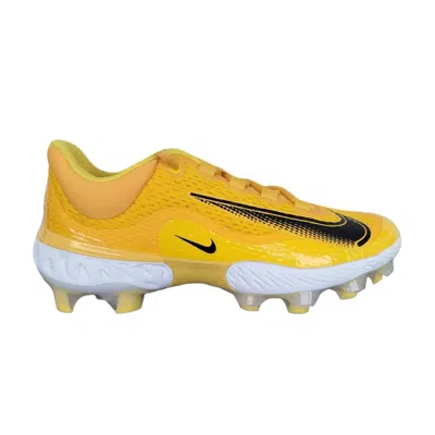 Pre-owned Nike Alpha Huarache Elite 4 Low Mcs 'amarillo Black' | Yellow | Men's Size 12.5