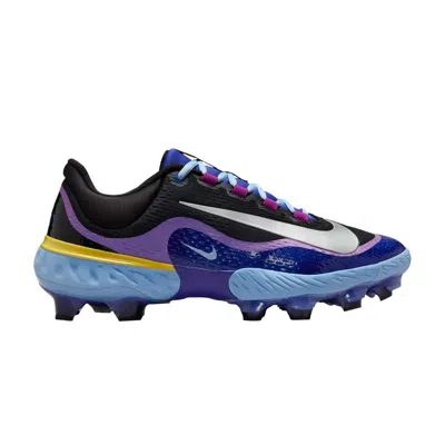 Pre-owned Nike Alpha Huarache Elite 4 Low Mcs 'deep Night' | Blue | Men's Size 13