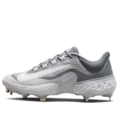 Nike Alpha Huarache Elite 4 Low 'wolf Grey White' In Gray