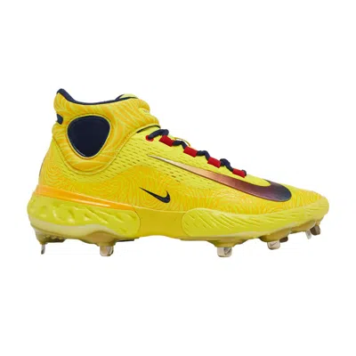 Pre-owned Nike Alpha Huarache Elite 4 Mid 'ronald Acu√±a Jr.' Pe In Yellow