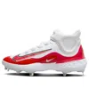 Nike Alpha Huarache Elite 4 Mid 'white University Red' In Multi