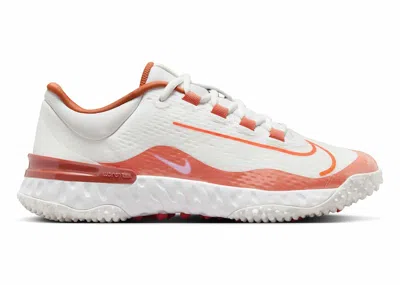 Pre-owned Nike Alpha Huarache Elite 4 Turf Hyper Crimson (women's) Sneakers In Summit White/light Wild Mango/vintag